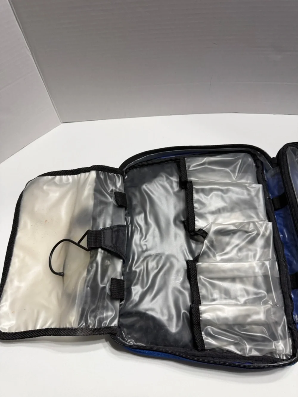 Blue Men's Compact Travel Briefcase Bag